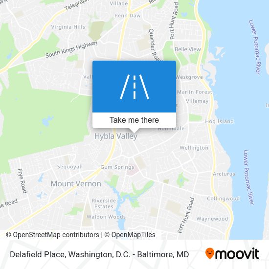 Delafield Place map
