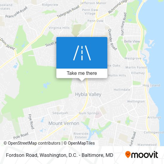 Fordson Road map