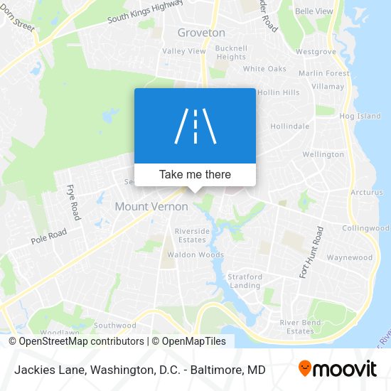 Jackies Lane map