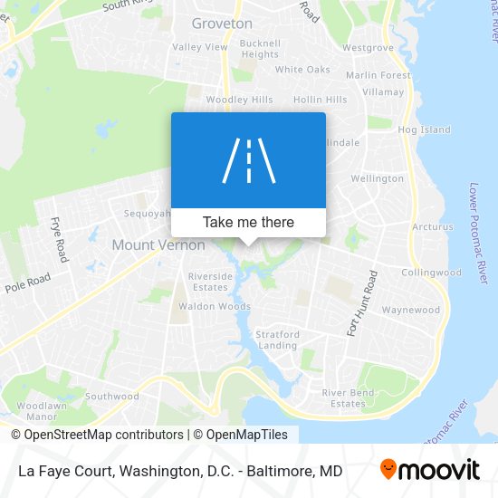 La Faye Court map