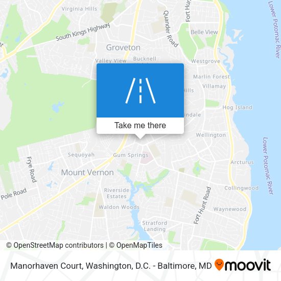 Manorhaven Court map