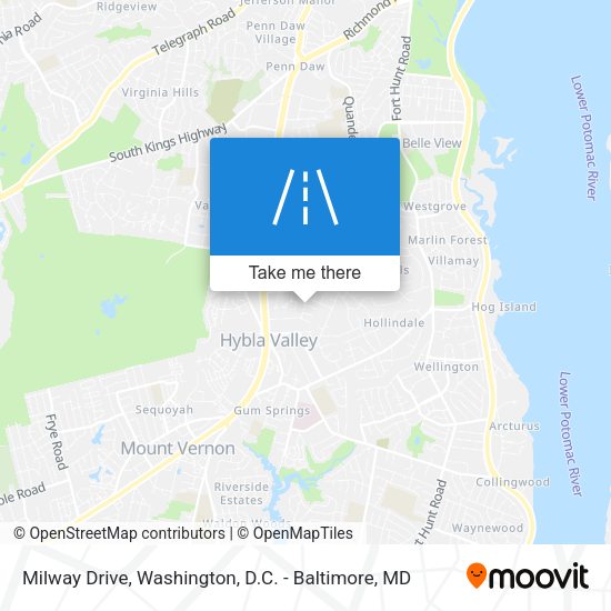 Mapa de Milway Drive