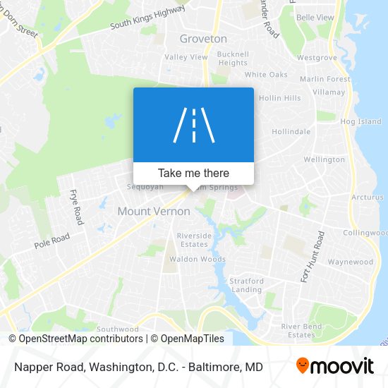Mapa de Napper Road