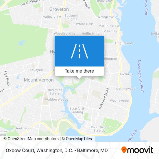 Oxbow Court map