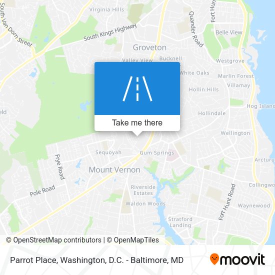 Parrot Place map