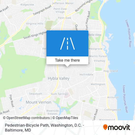 Mapa de Pedestrian-Bicycle Path