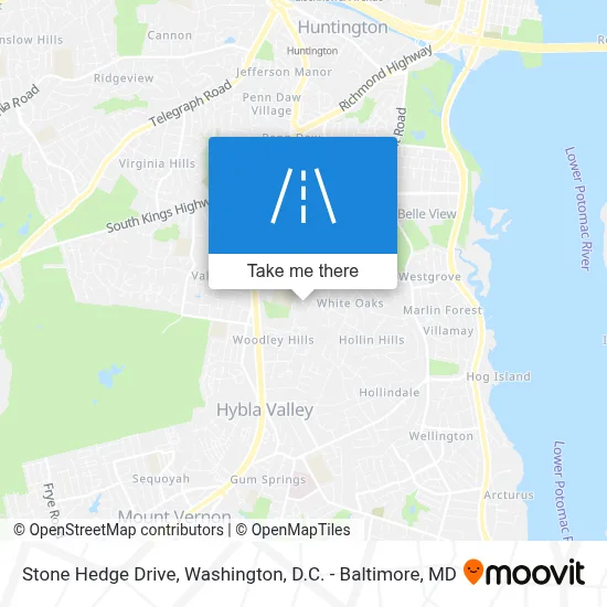 Stone Hedge Drive map