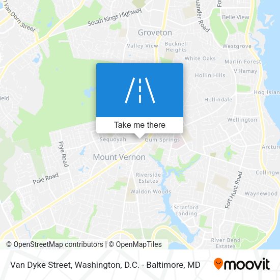 Mapa de Van Dyke Street