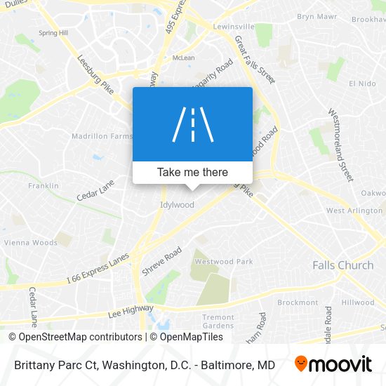 Brittany Parc Ct map