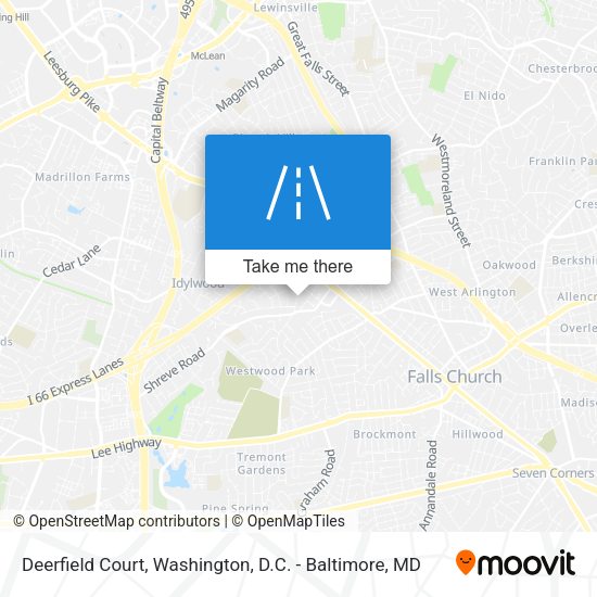 Deerfield Court map