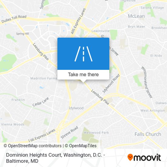 Mapa de Dominion Heights Court