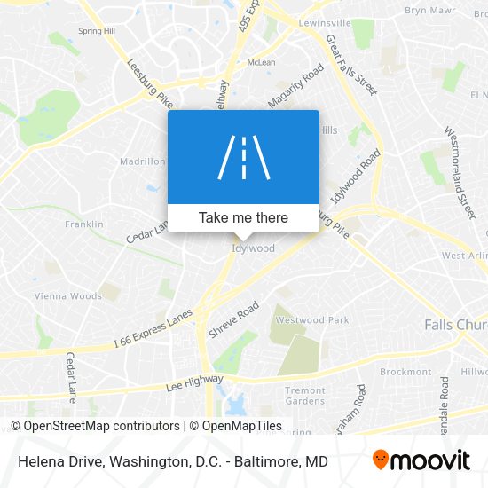 Mapa de Helena Drive