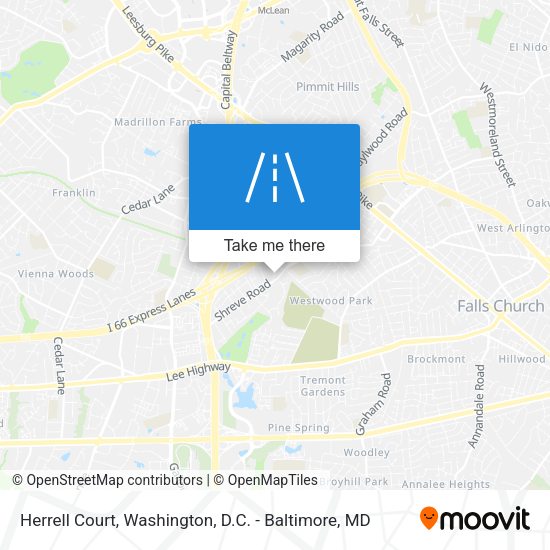 Herrell Court map
