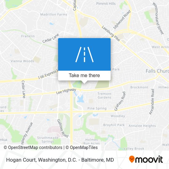 Hogan Court map