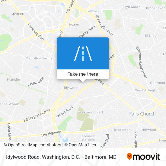 Mapa de Idylwood Road