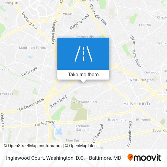 Inglewood Court map