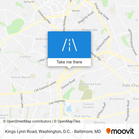 Mapa de Kings Lynn Road