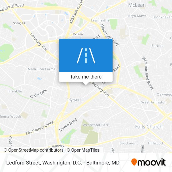 Ledford Street map
