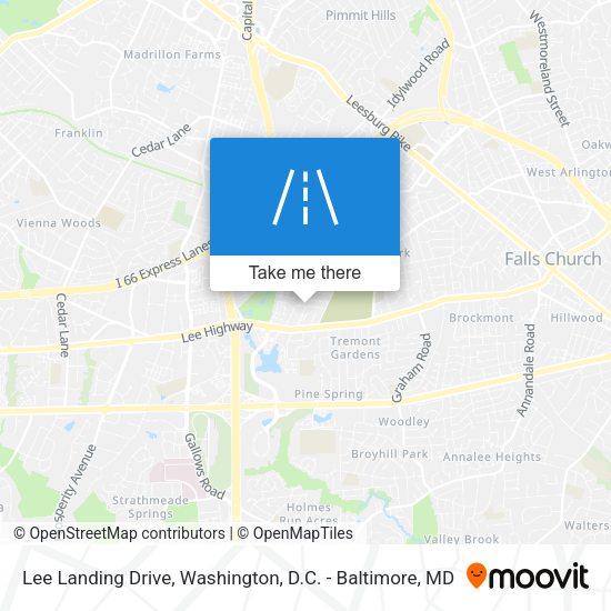 Mapa de Lee Landing Drive