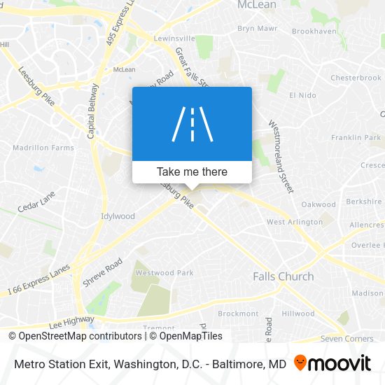 Mapa de Metro Station Exit