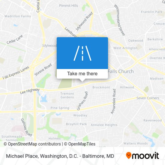 Michael Place map