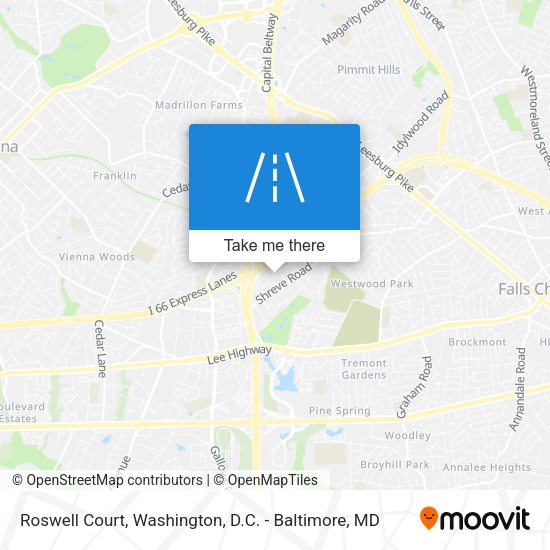 Roswell Court map