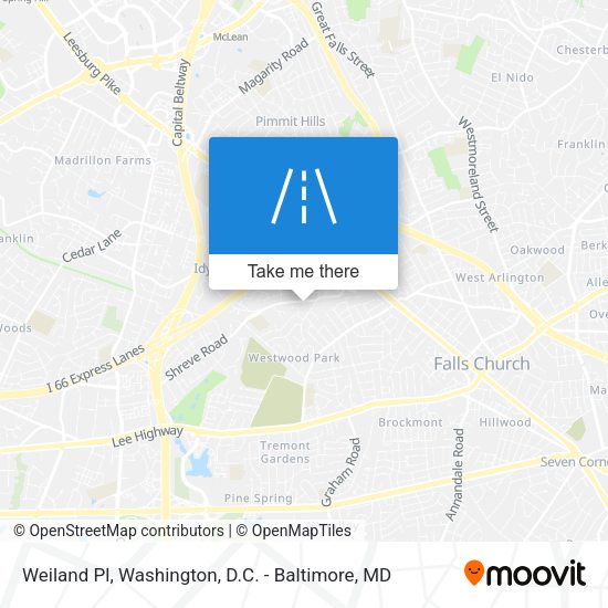 Weiland Pl map