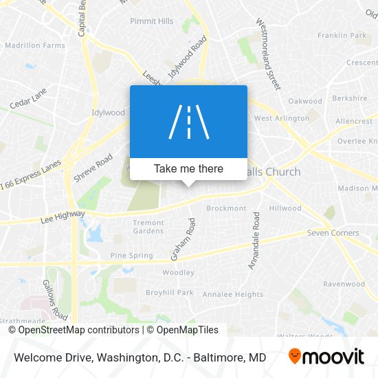 Mapa de Welcome Drive