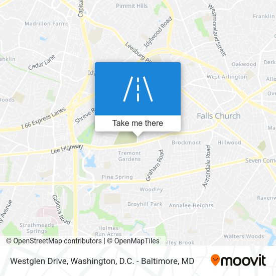 Westglen Drive map