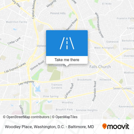 Mapa de Woodley Place