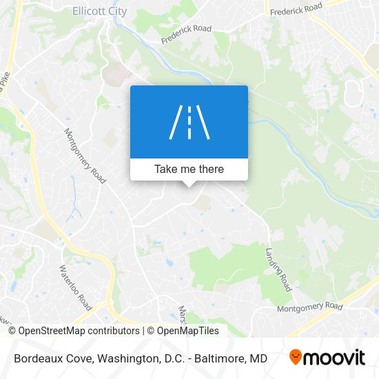 Bordeaux Cove map