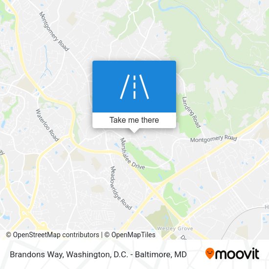 Brandons Way map
