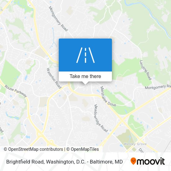 Mapa de Brightfield Road