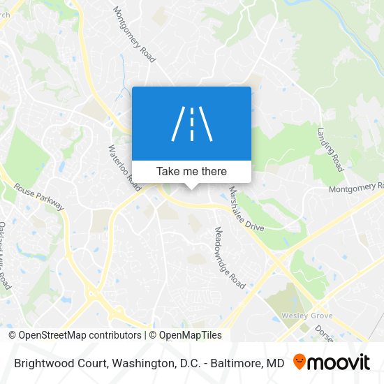 Brightwood Court map