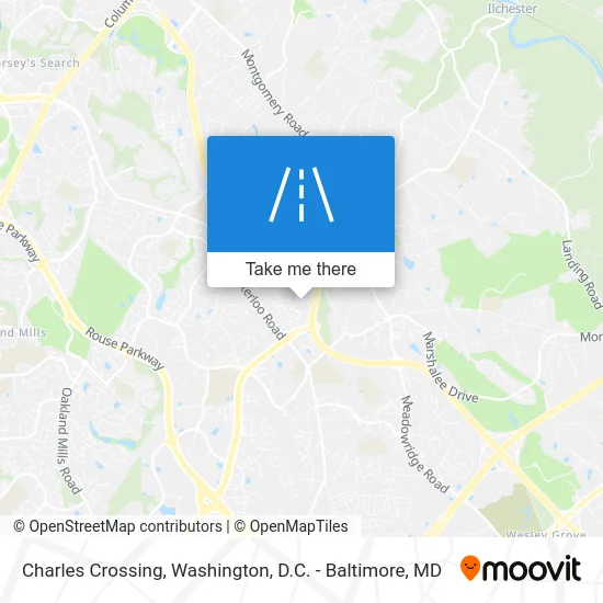 Charles Crossing map