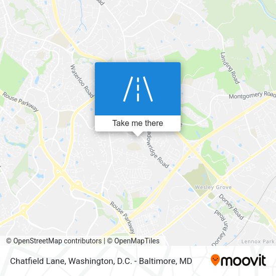Chatfield Lane map