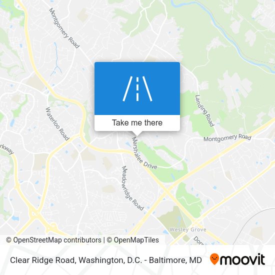 Mapa de Clear Ridge Road