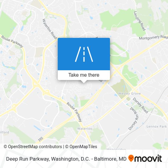 Mapa de Deep Run Parkway
