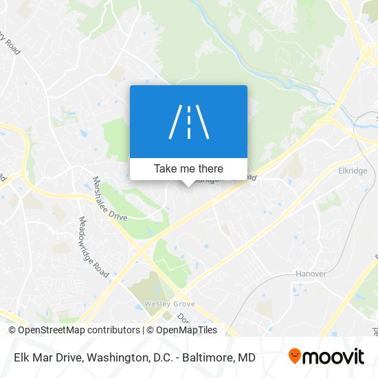 Elk Mar Drive map
