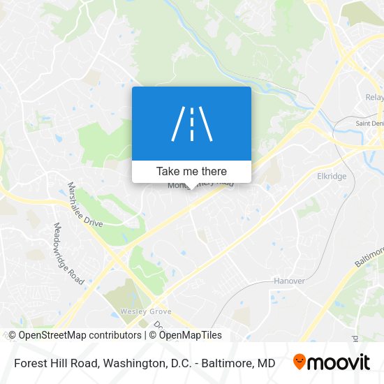 Mapa de Forest Hill Road
