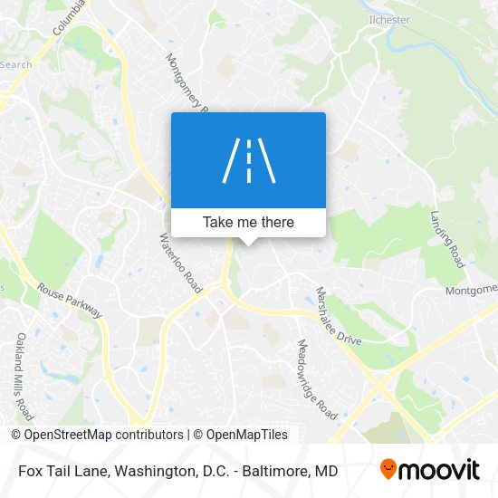 Fox Tail Lane map