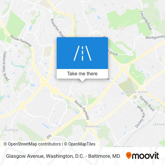 Glasgow Avenue map