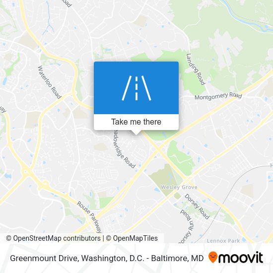 Greenmount Drive map