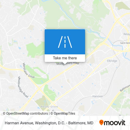 Harman Avenue map