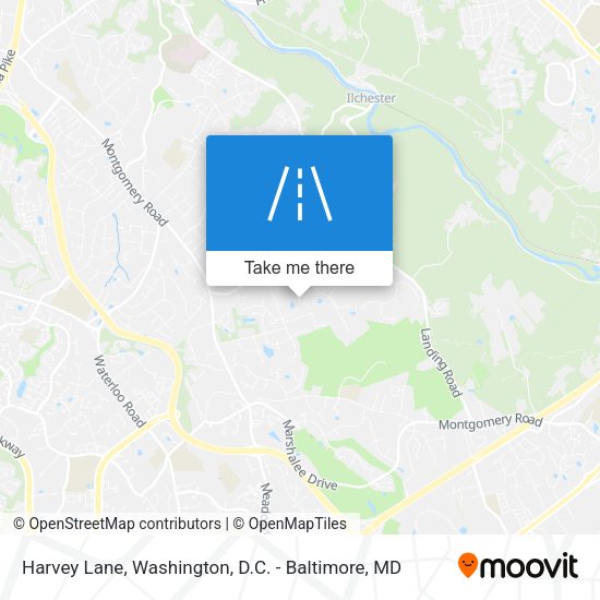 Mapa de Harvey Lane