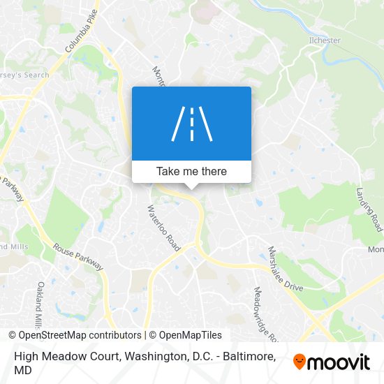 Mapa de High Meadow Court