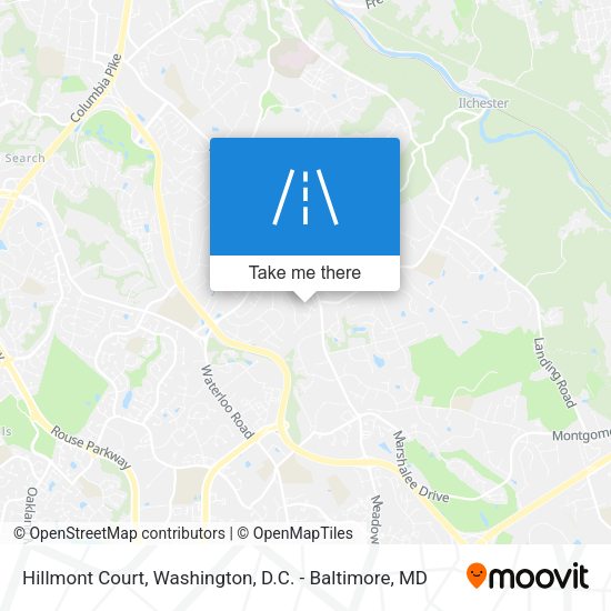 Mapa de Hillmont Court