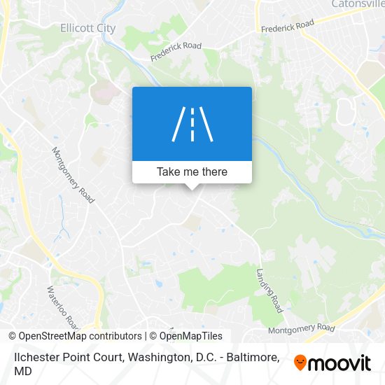 Ilchester Point Court map