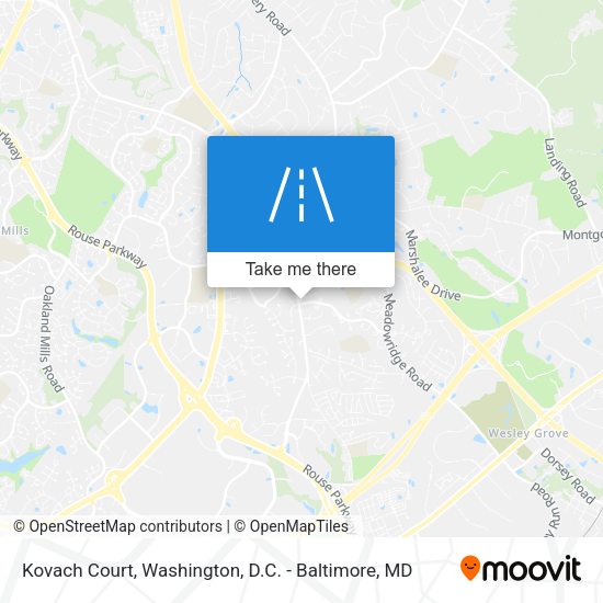 Kovach Court map