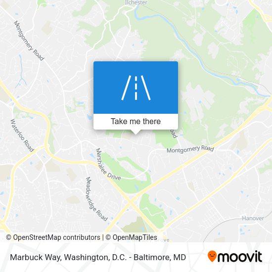 Marbuck Way map